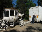 John Unloading Our Cinderella Carriage From One Of Our Trucks For An Event